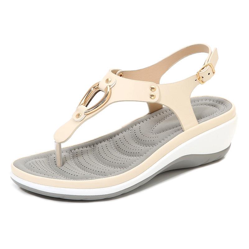 Chicago – Women's Comfort Sandals - Beige - 34