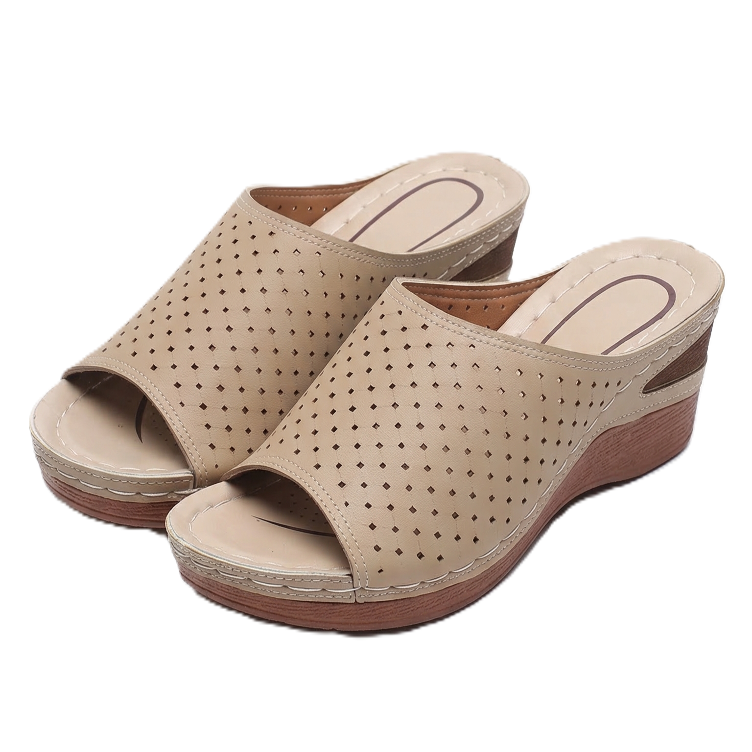 Melissa – Women's Comfort Sandals - Beige - 36