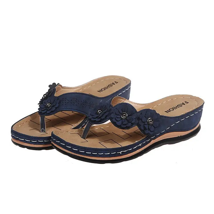 Glimmer – Women's Comfort Sandals - Blue - 35