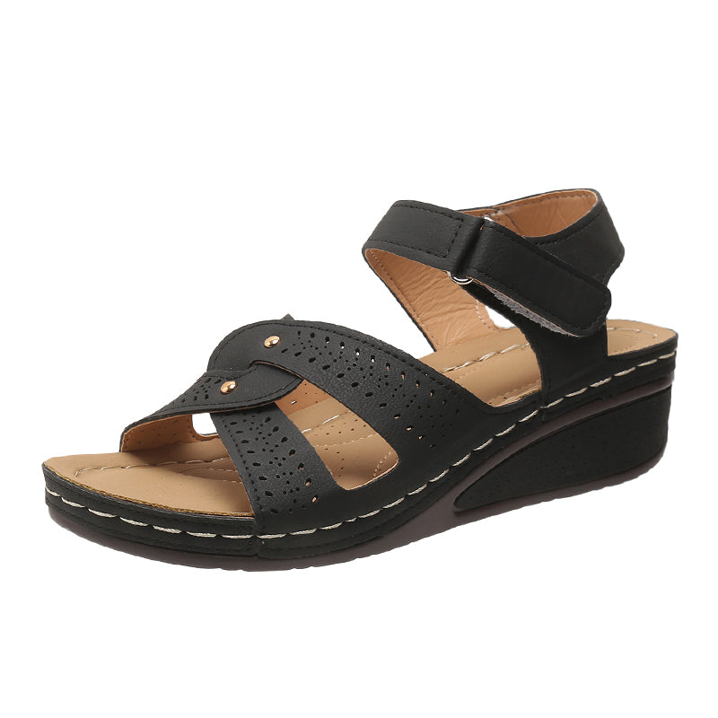 Ana – Women's Comfort Sandals - Black - 35