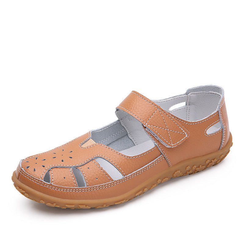 Luna – Women's Comfort Sandals – Style 2 - Brown - 35
