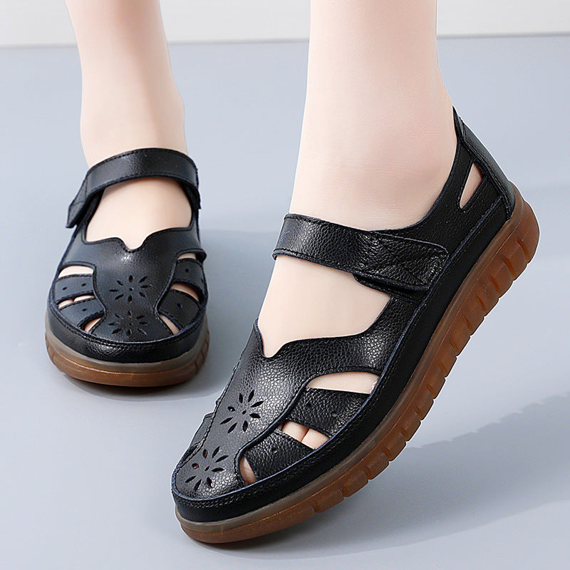 Luna – Women's Comfort Sandals – Style 2 - Brown - 38