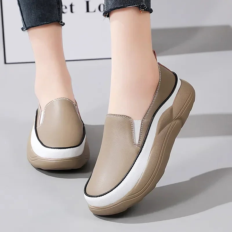 Aurora – Comfort Trainers - White - 36