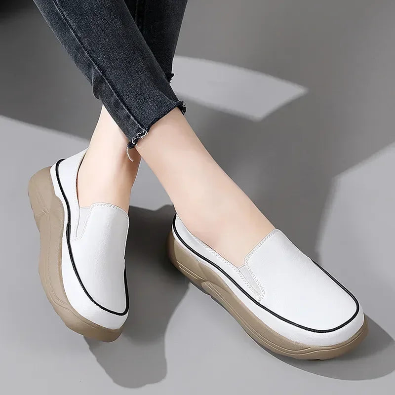 Aurora – Comfort Trainers - White - 37