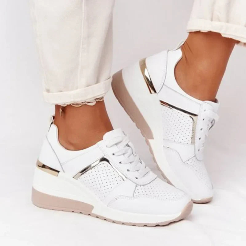 Elegance – Comfort Trainers - White - 41