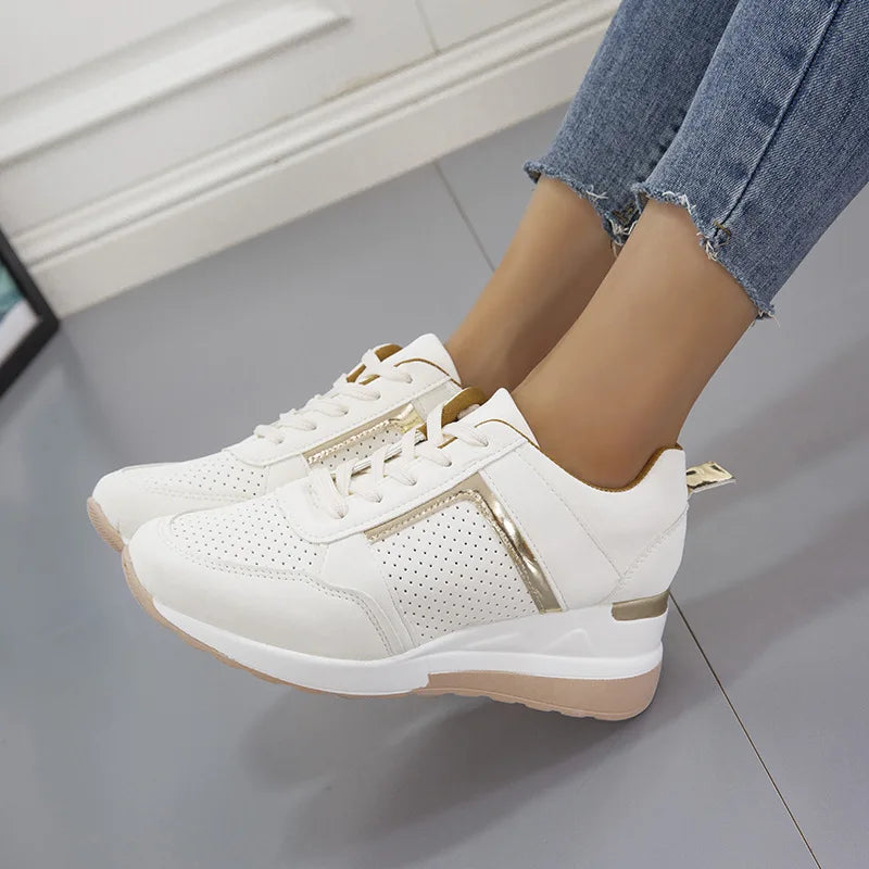 Elegance – Comfort Trainers - White - 36