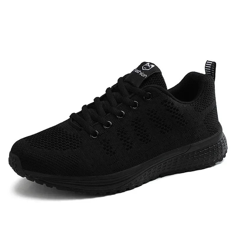 Max Running – Comfort Sports Trainers - Black - 35