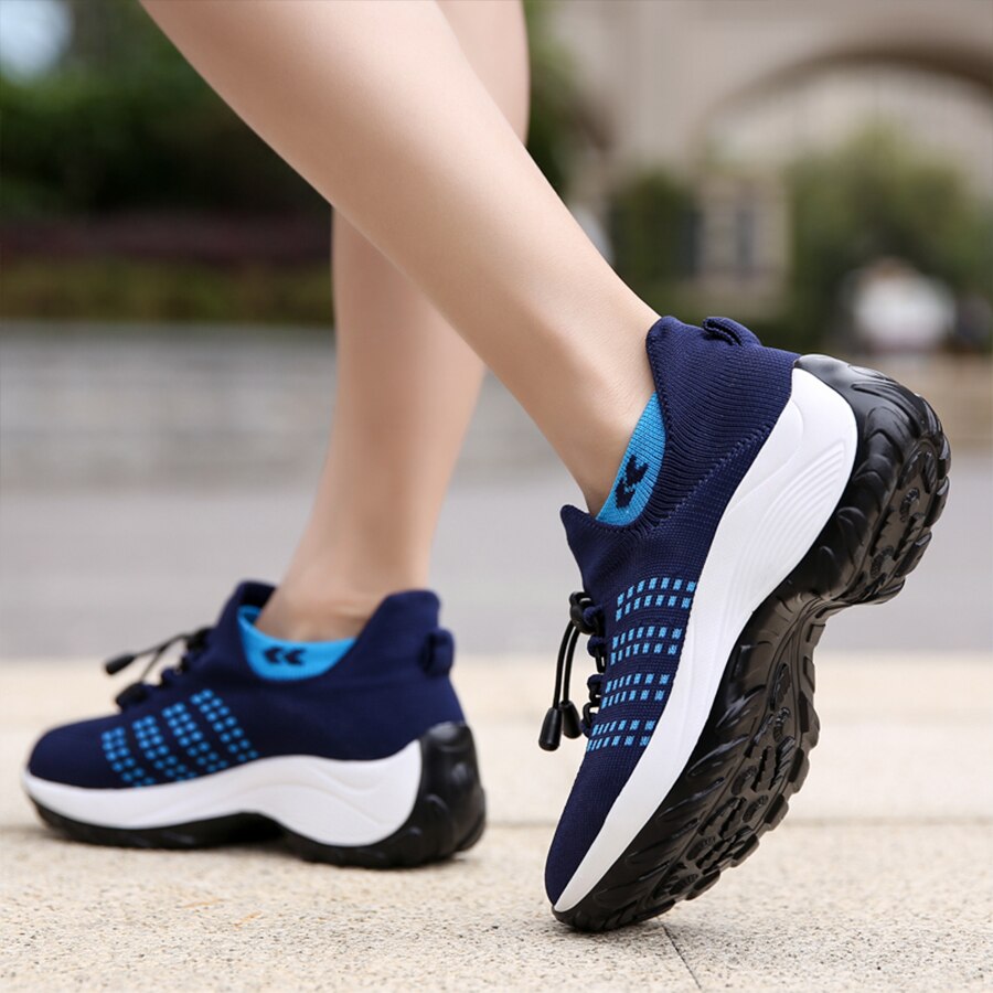 Run Comfort – Women's Comfort Trainers - Black/Purple - 38