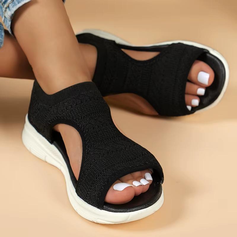 Lumin – Women's Comfort Sandals - Navy Blue - 38