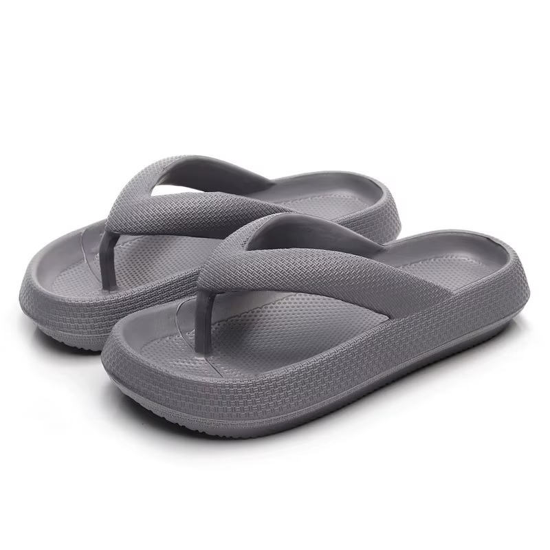 SkyComfort – Women's Comfort Flip-Flops - Grey - 34