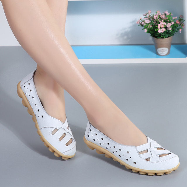 Bellaflex – Women's Comfort Loafers - White - 34