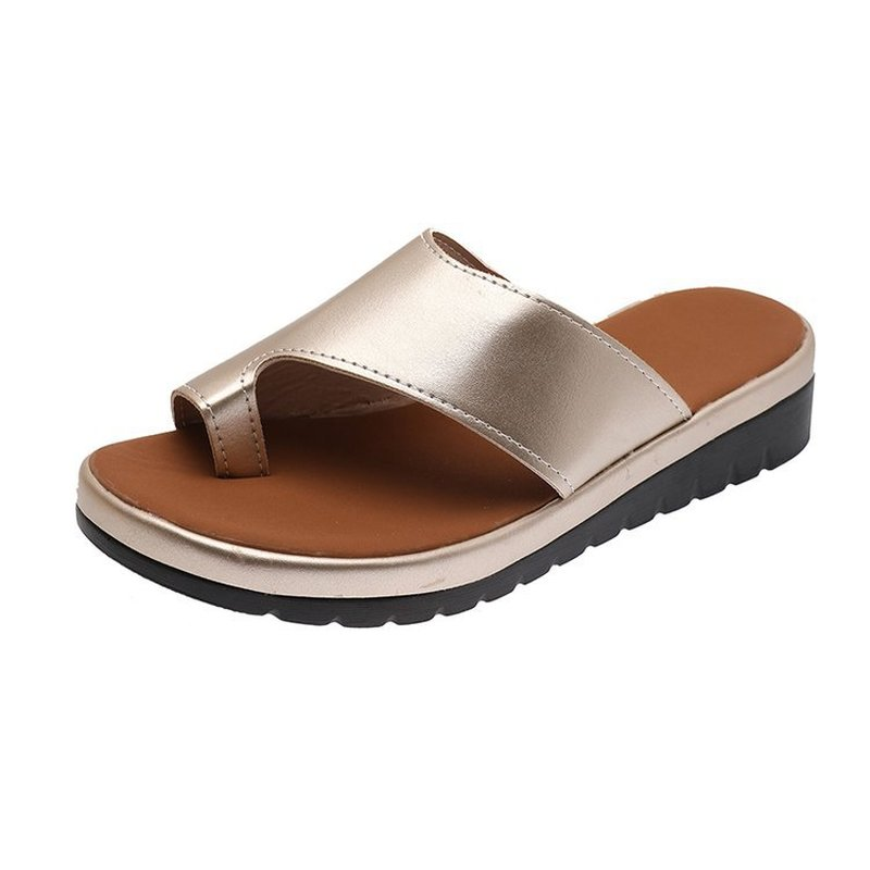 Venice – Women's Comfort Sandals - Gold - 35