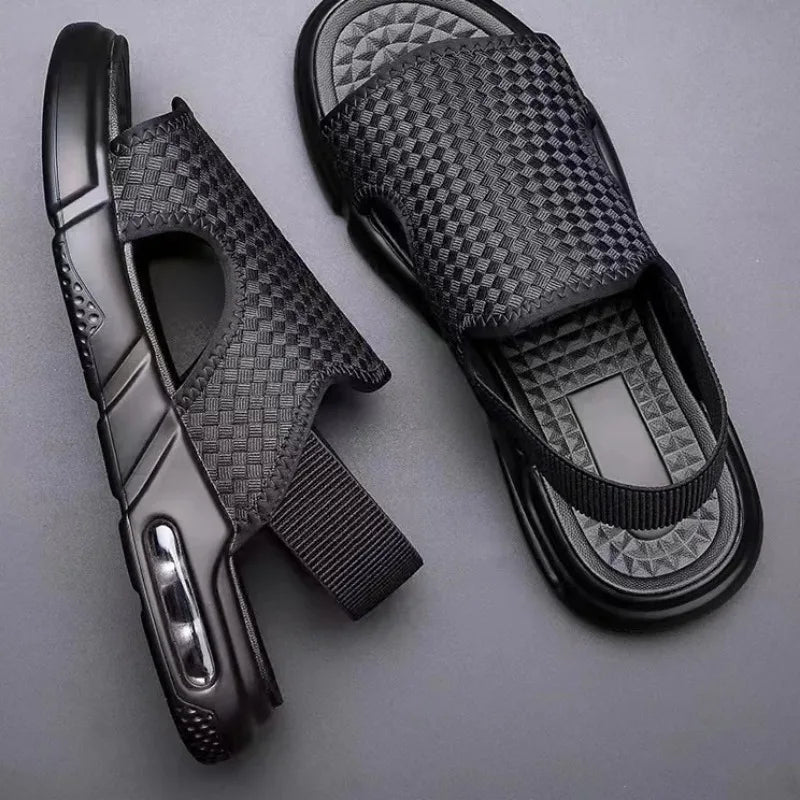 OrthoMen – Women's Comfort Sandals - Black - 42
