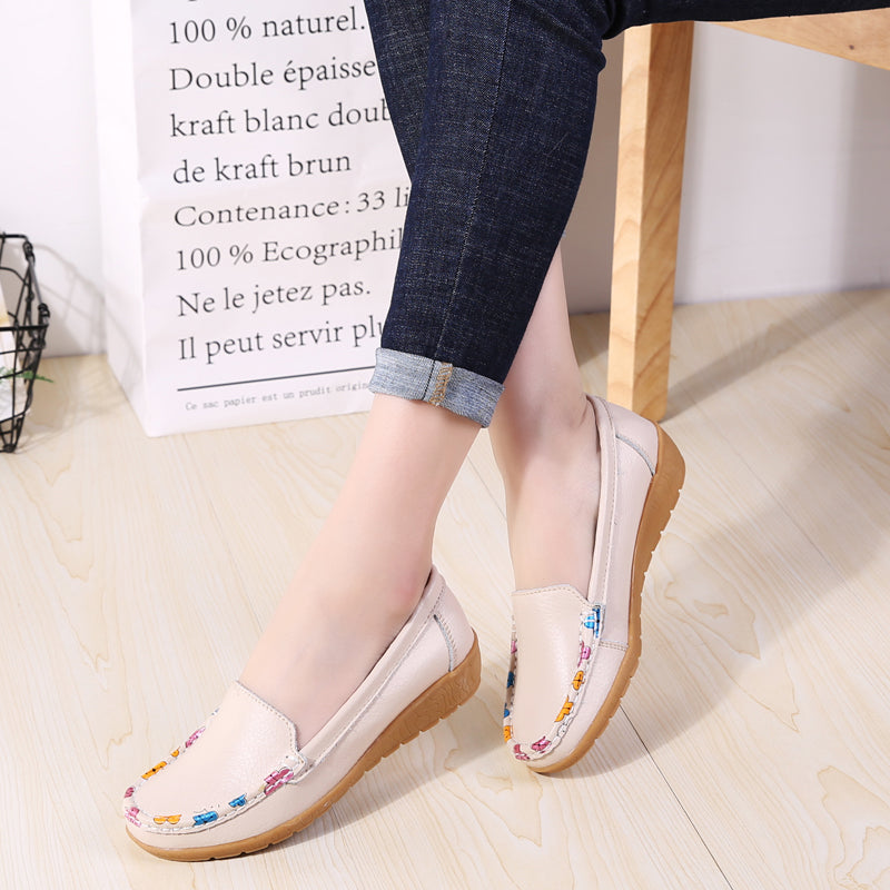 Floralis – Comfort Loafers - White - 37