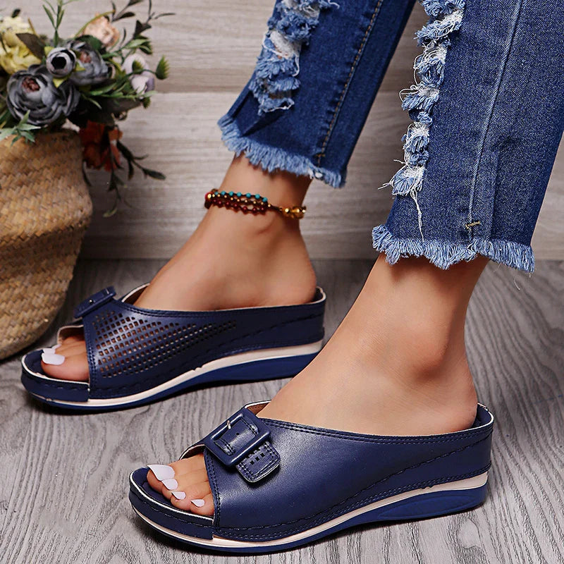 Venice Luxe – Women's Comfort Sandals - Pink - 38