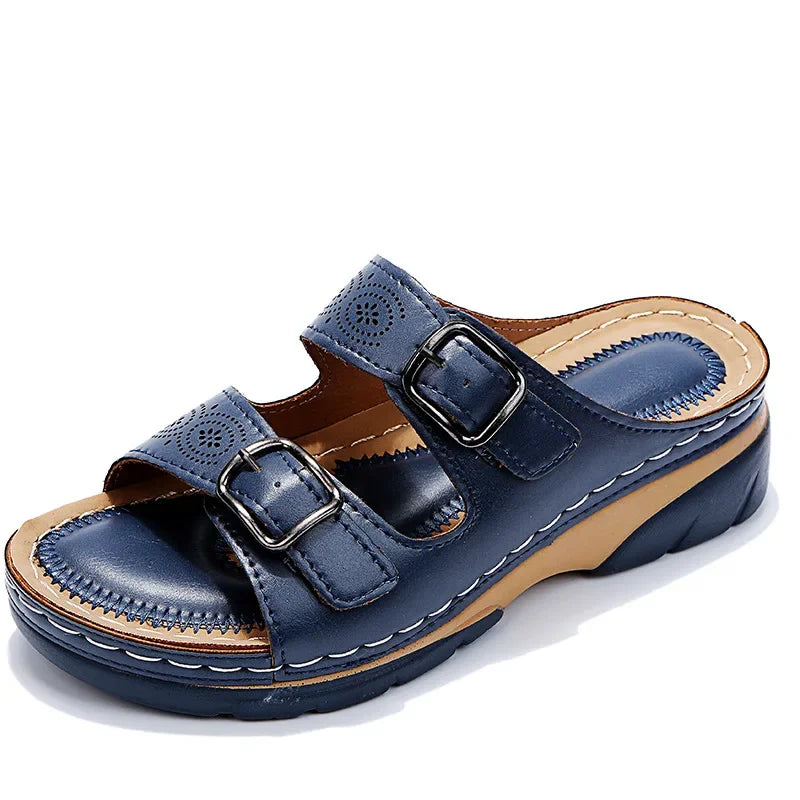 Via Confort – Women's Comfort Sandals - Brown - 43