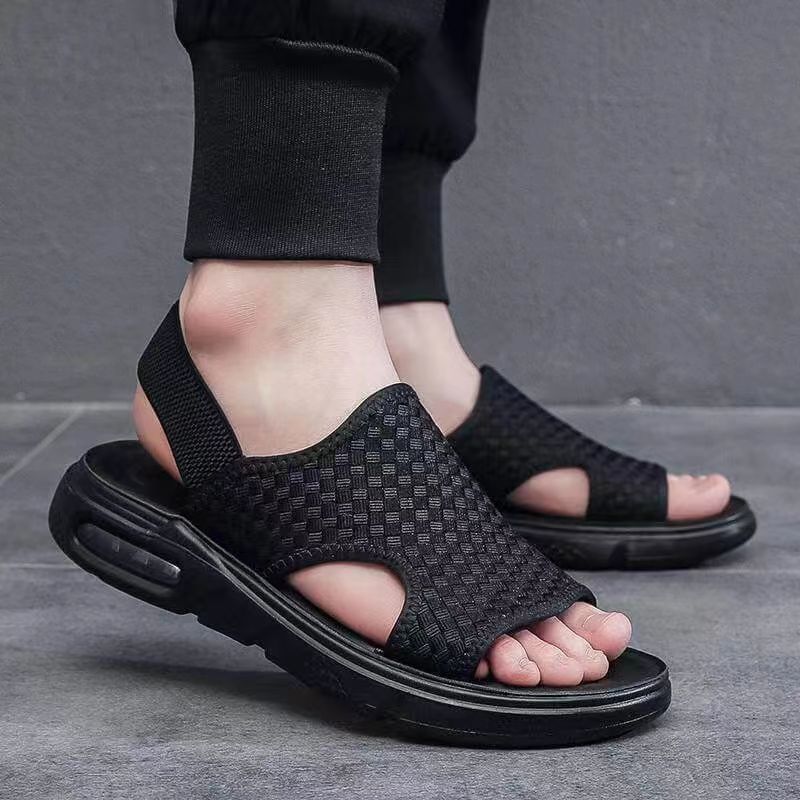 OrthoMen – Women's Comfort Sandals - Black - 38