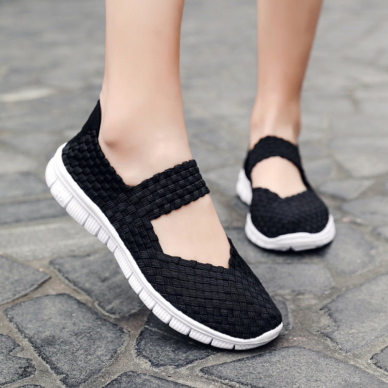 Star – Women's Comfort Trainers – Style 2 - Black - 42