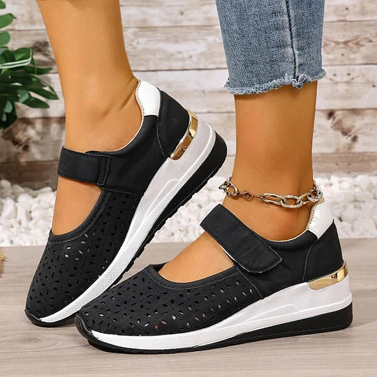 Sarah – Comfort Trainers - Black - 38