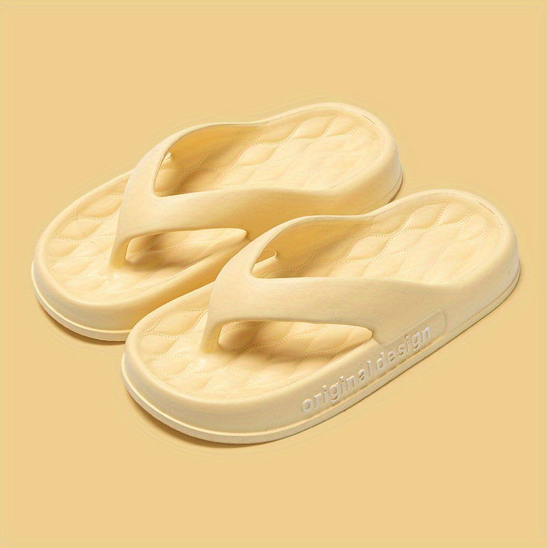Cloudy – Women's Comfort Flip-Flops - Beige - 37