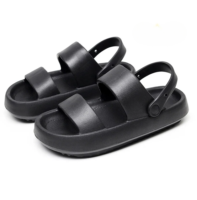 Elisa – Women's Comfort Sandals - Black - 36