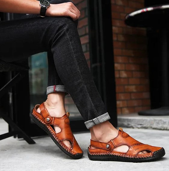 Gladiator – Women's Comfort Sandals - Brown - 45