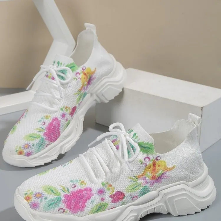 FloralMov – Comfort Trainers - Multicolour - 38