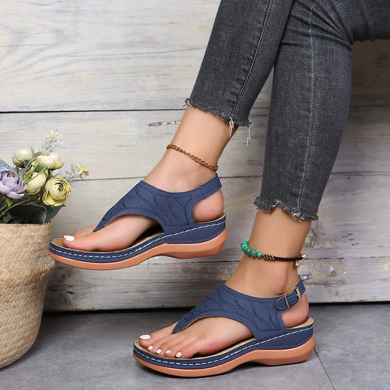 Siena – Women's Comfort Sandals - Brown - 37