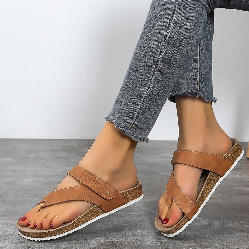 Slide – Women's Comfort Slides - Brown - 36
