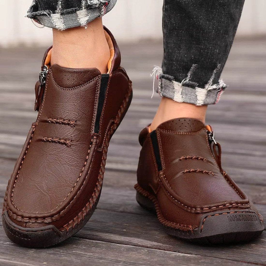 Magnus – Comfort Trainers - Brown - 39
