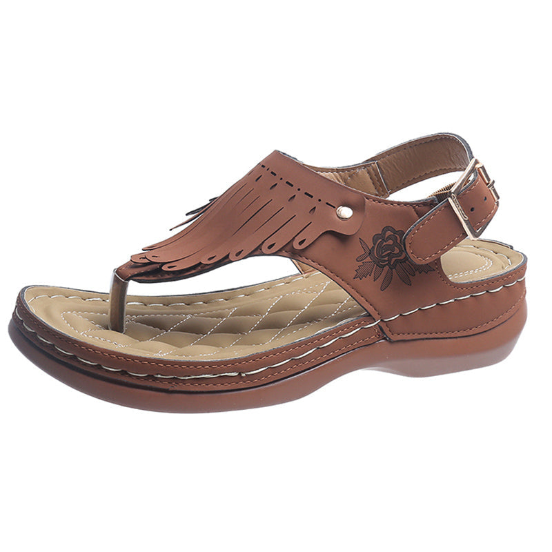 Beth – Women's Comfort Sandals - Brown - 35