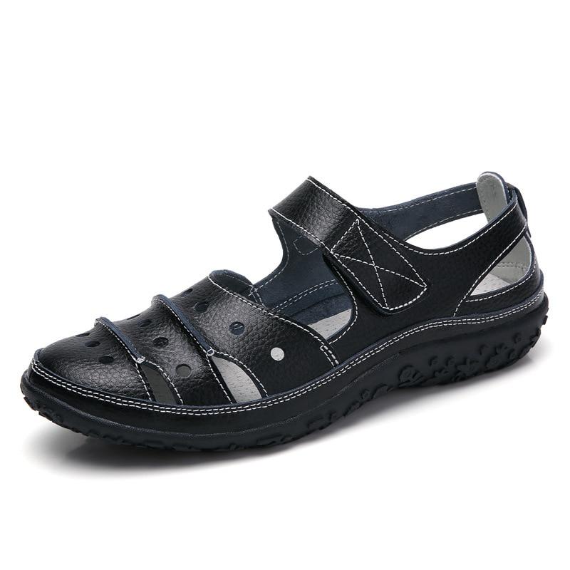 Retro – Women's Comfort Sandals - Beige - 43