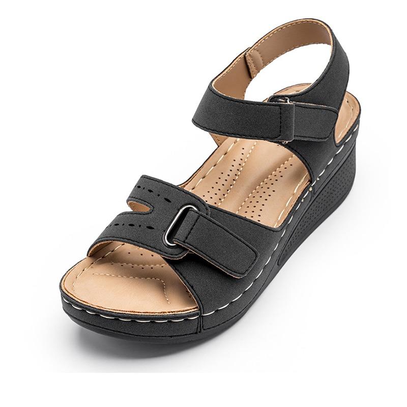 Bellaortho – Women's Comfort Sandals - Black - 36