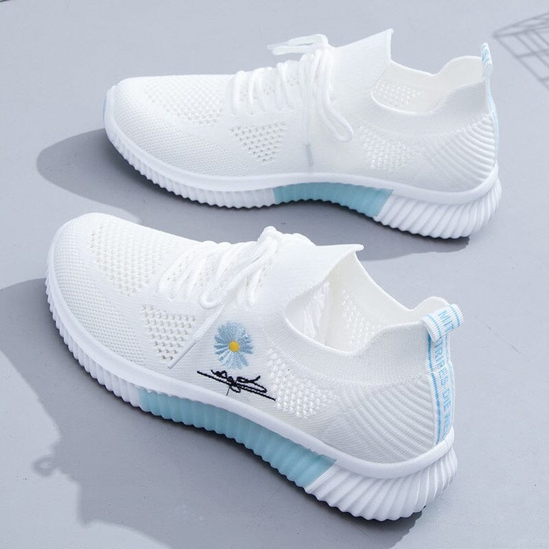 Cozy Cloud – Comfort Trainers - White/Pink - 38