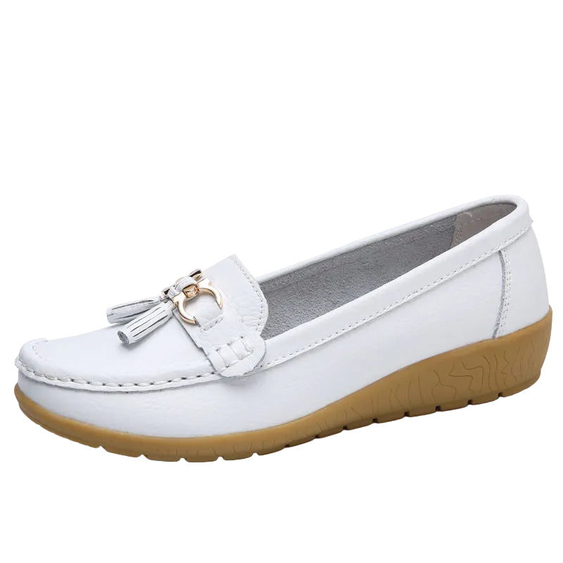 Comfort Loafers – Women's Comfort Loafers - White - 35