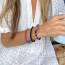 Amethyst Stress Relief Bracelet Set