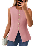 Summer Sleeveless Blazer Vest
