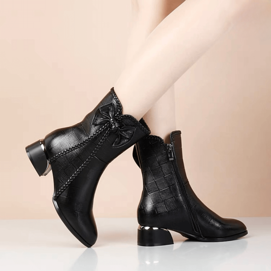 Alinna – Women's Comfort Boots - Black - 38