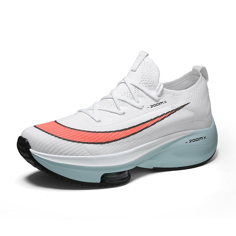 RunPro – Men's Comfort Trainers - White/Orange - 34