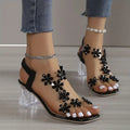 CrystalPetal Orthopedic Heels