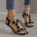 CrystalPetal Orthopedic Heels