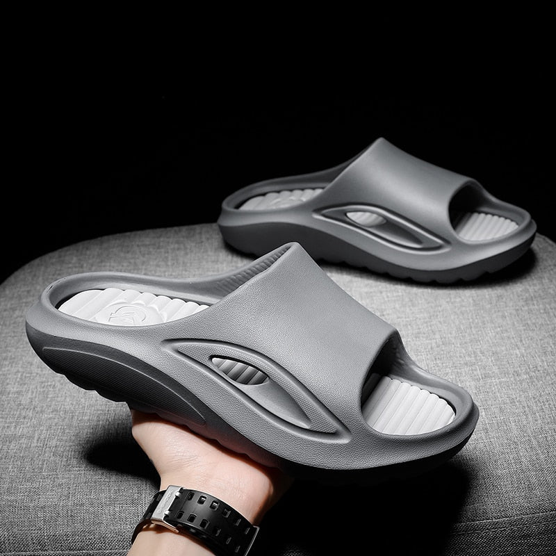 SlideFlex – Women's Comfort Slides - Black - 35
