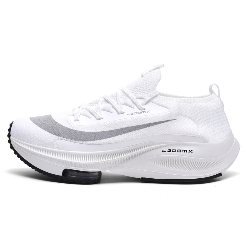 RunPro – Men's Comfort Trainers - White/Orange - 38