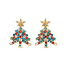 Sparkling Christmas Tree Earrings