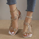 CrystalPetal Orthopedic Heels