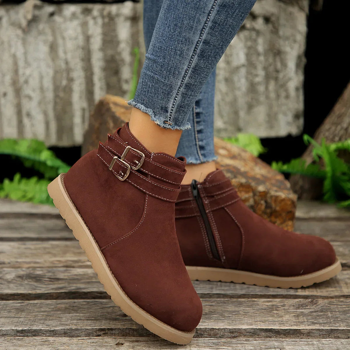 Glow – Women's Comfort Boots - Brown - 36