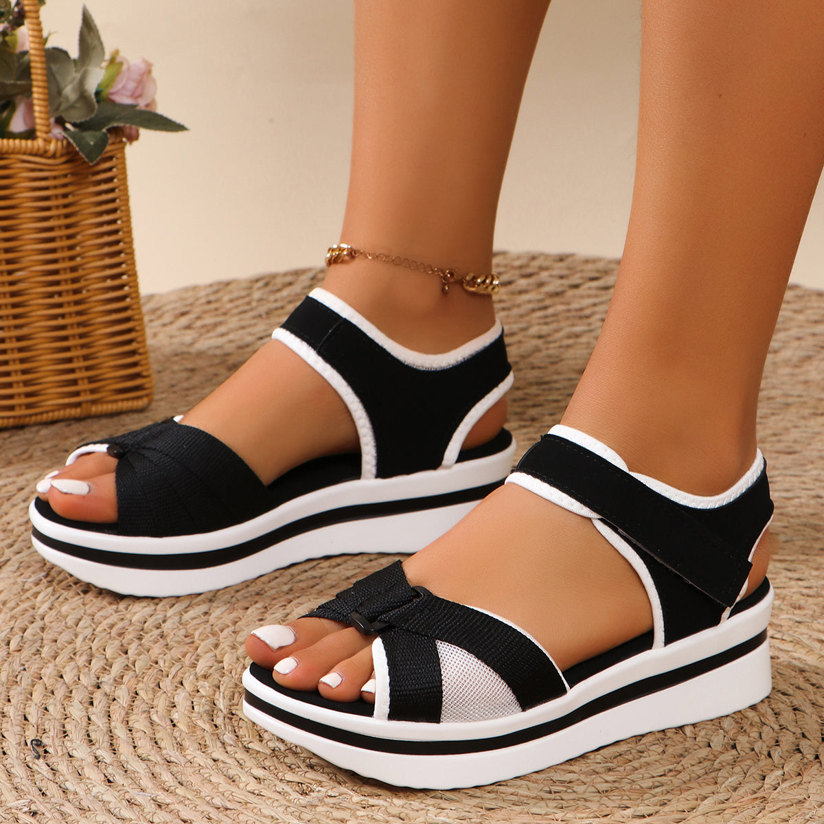 Levity – Women's Comfort Sandals - Black - 42