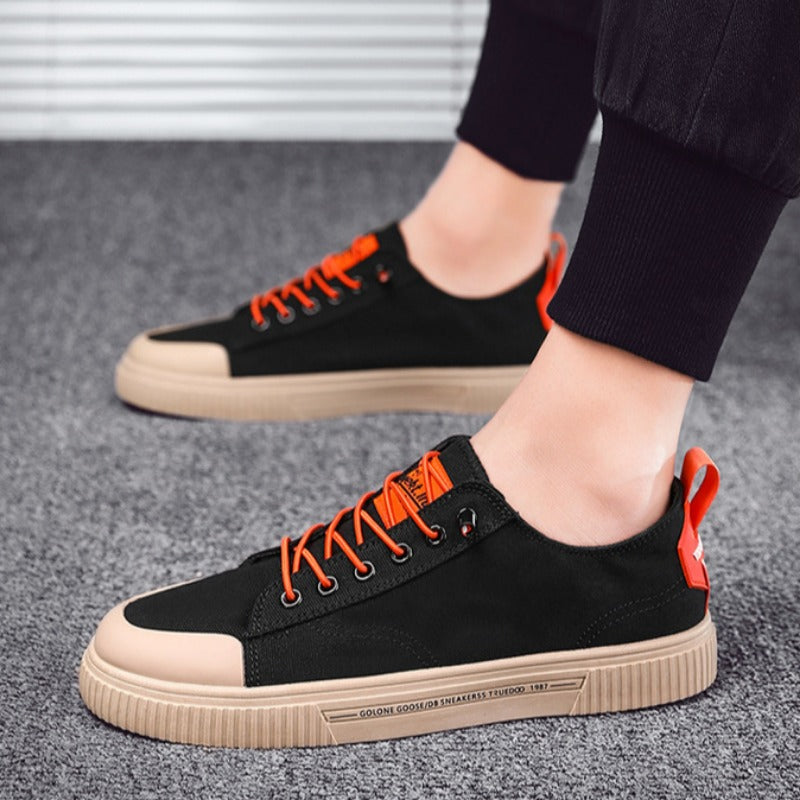 Vulcan – Men's Comfort Trainers - Orange - 37