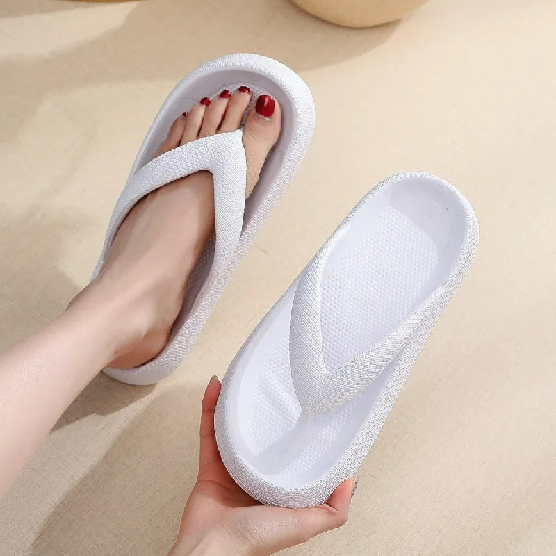 SkyComfort – Women's Comfort Flip-Flops - Grey - 35