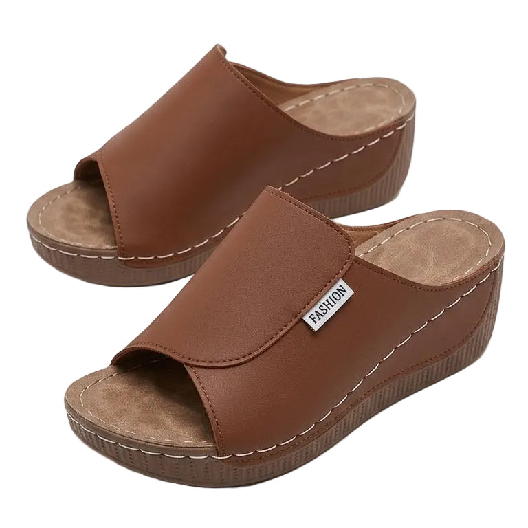 Serena – Women's Comfort Sandals - White - 36